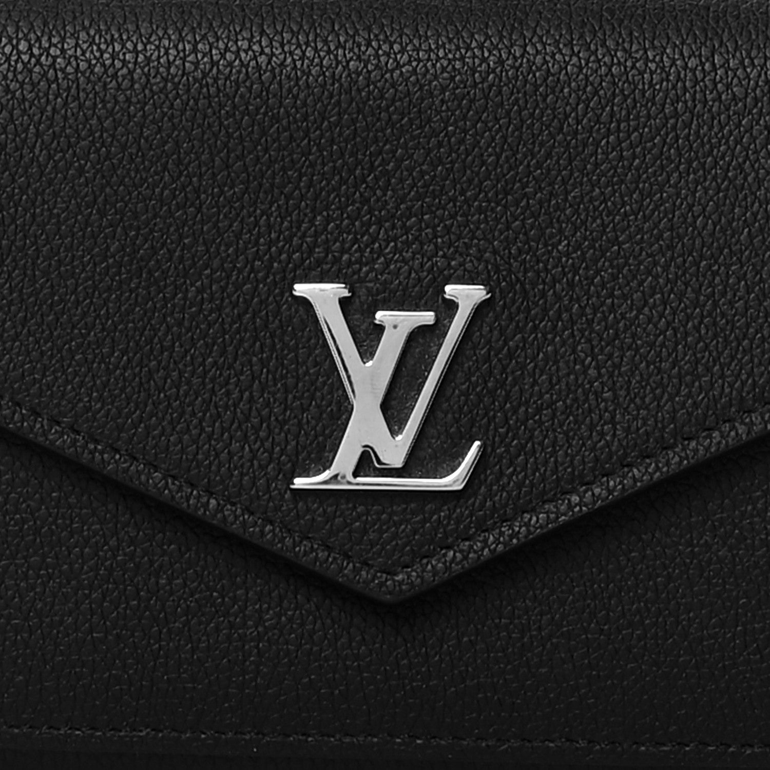 Louis Vuitton Soft Calfskin My Lockme Wallet Black 7 of 10