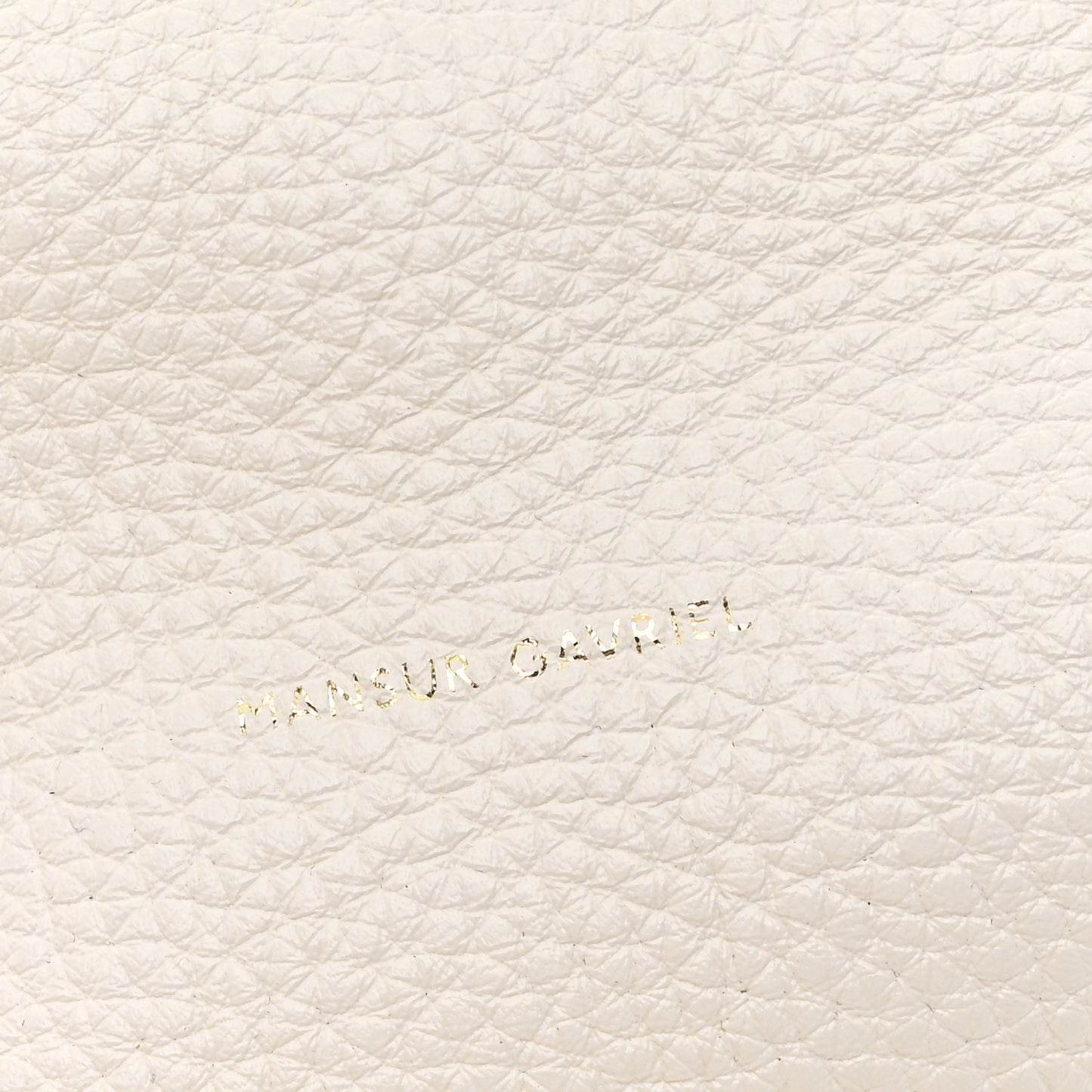 Tumbled Calfskin Backpack Bag White
