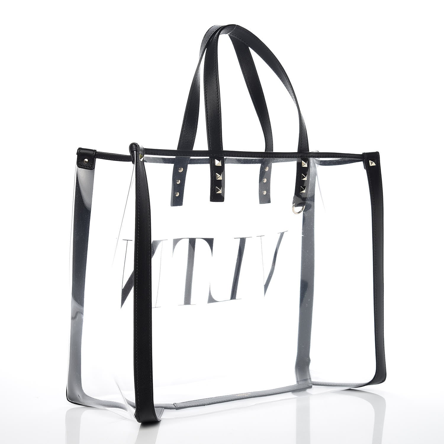 Valentino Garavani Plexy VLTN Shopping Bag Transparent 4 of 13