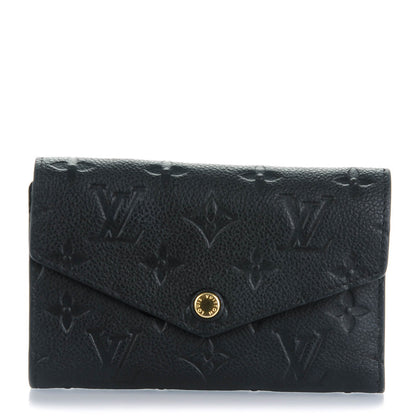 Louis Vuitton Empreinte Compact Curieuse Wallet Black 1 of 7