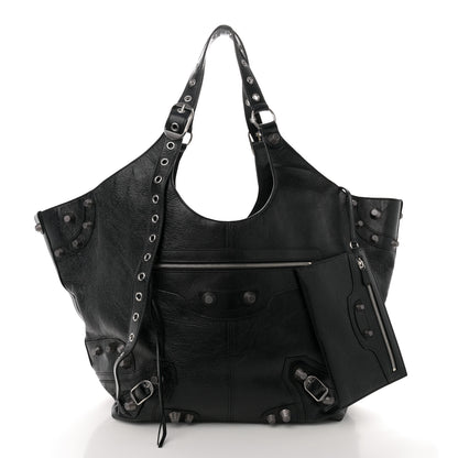 Balenciaga Agneau Arena Large Le Cagole Carry All Bag Black 3 of 13