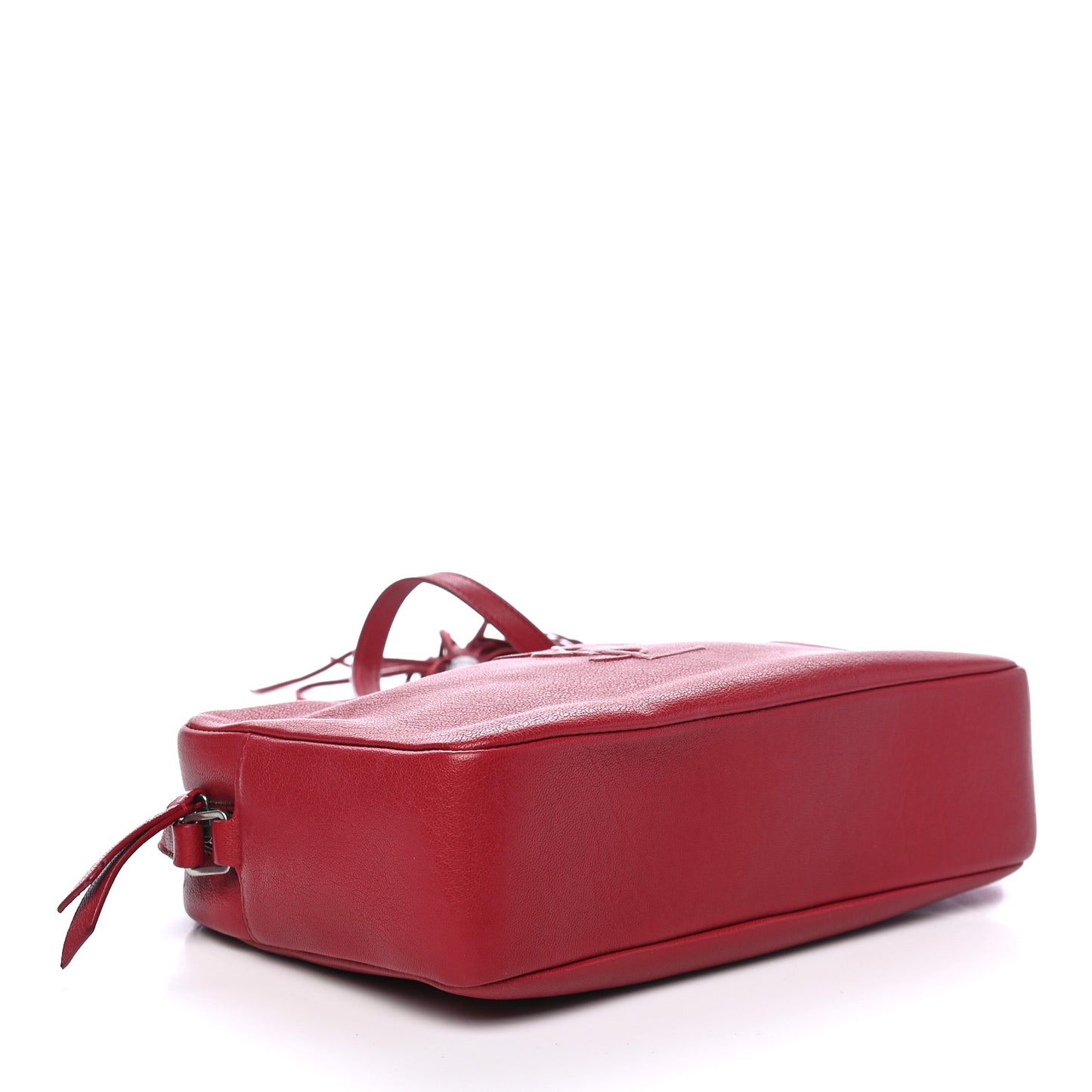 Lambskin Monogram Small Lou Camera Bag Lipstick Red