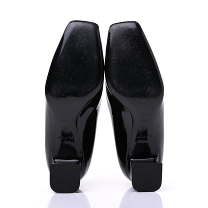 Louis Vuitton Patent Madeleine Pumps 37.5 Black 6 of 15