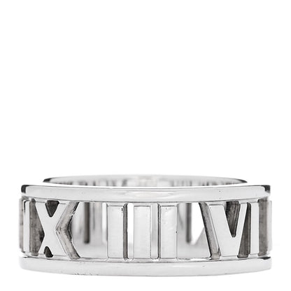 Tiffany Sterling Silver Wide Atlas Open Ring 50 5.5 1 of 5
