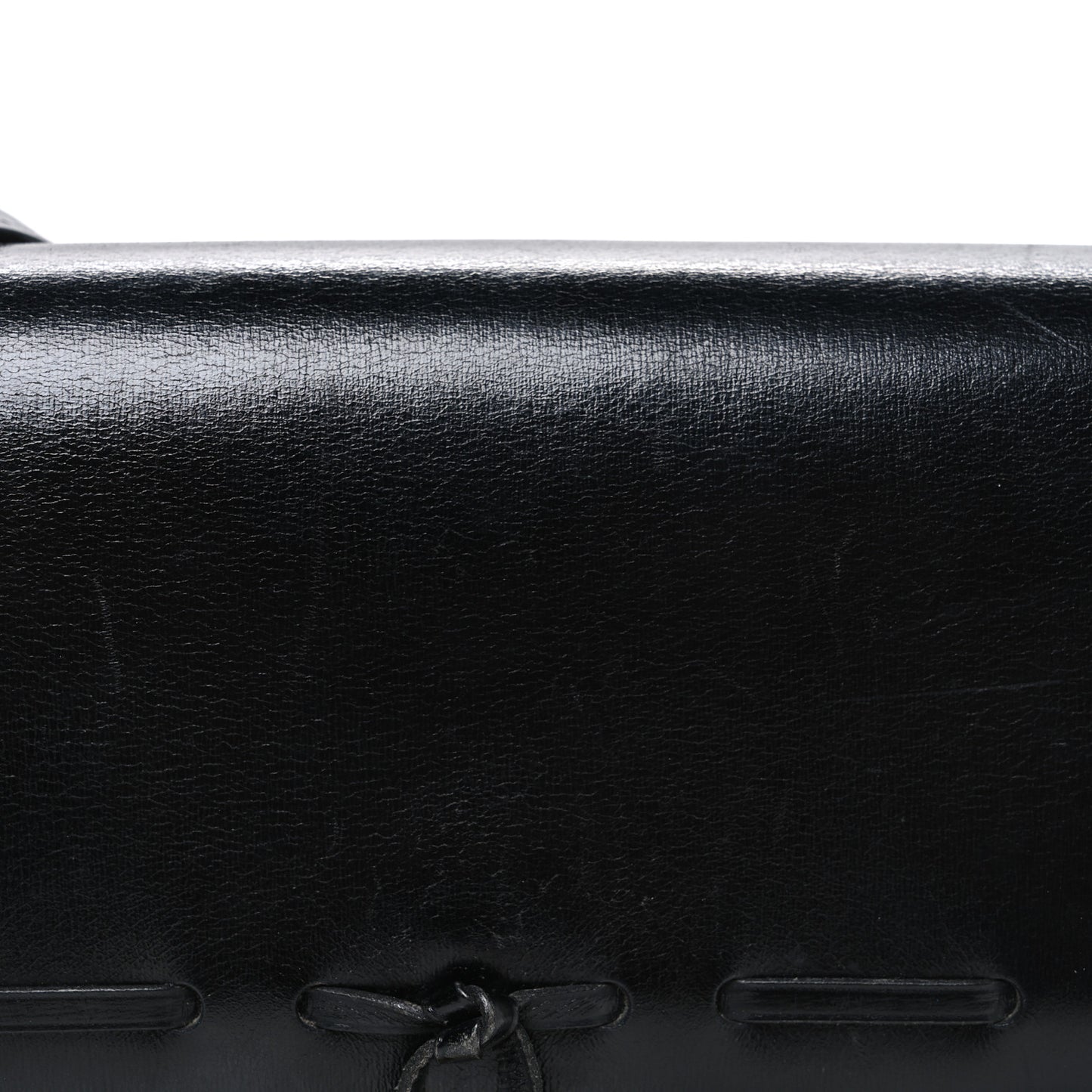 Box Tassel Shoulder Bag Black