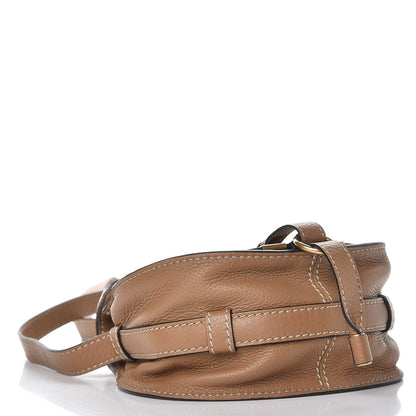 Chloe Calfskin Mini Marcie Round Crossbody Bag Nut 4 of 9
