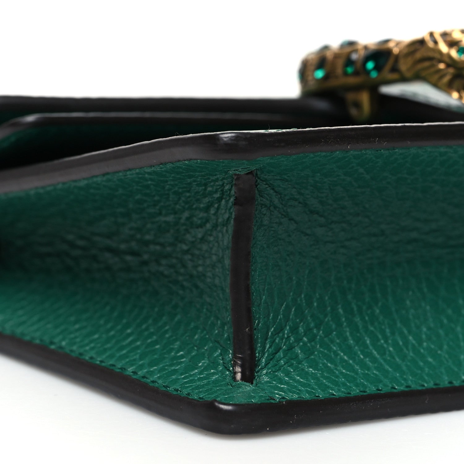 Gucci Calfskin Super Mini Dionysus Shoulder Bag Emerald 8 of 9