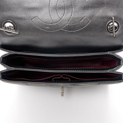 Chanel Metallic Faded Calfskin Quilted Small Trendy CC Dual Handle Flap Bag Silver Gold 5 of 15