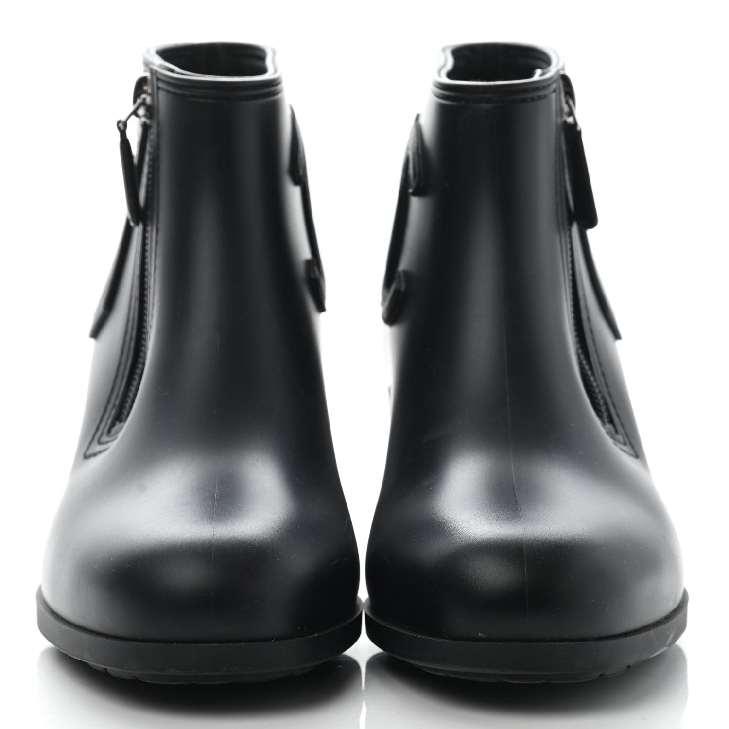 Chanel PVC CC Short Boots 36 Black 2 of 9