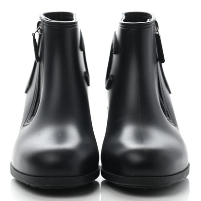 Chanel PVC CC Short Boots 36 Black 2 of 9