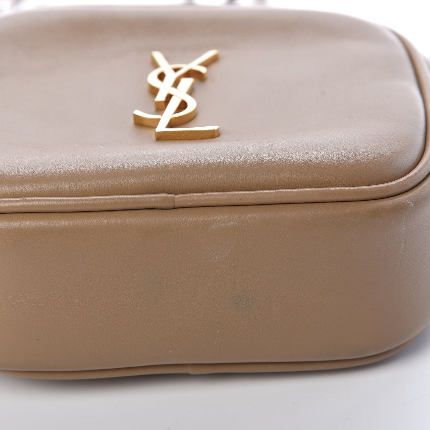 Nappa Monogram Blogger Bag Deep Beige