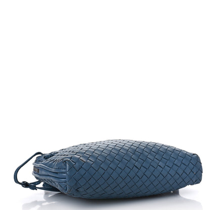 Bottega Veneta Nappa Intrecciato Nodini Crossbody Messenger Blue 3 of 7