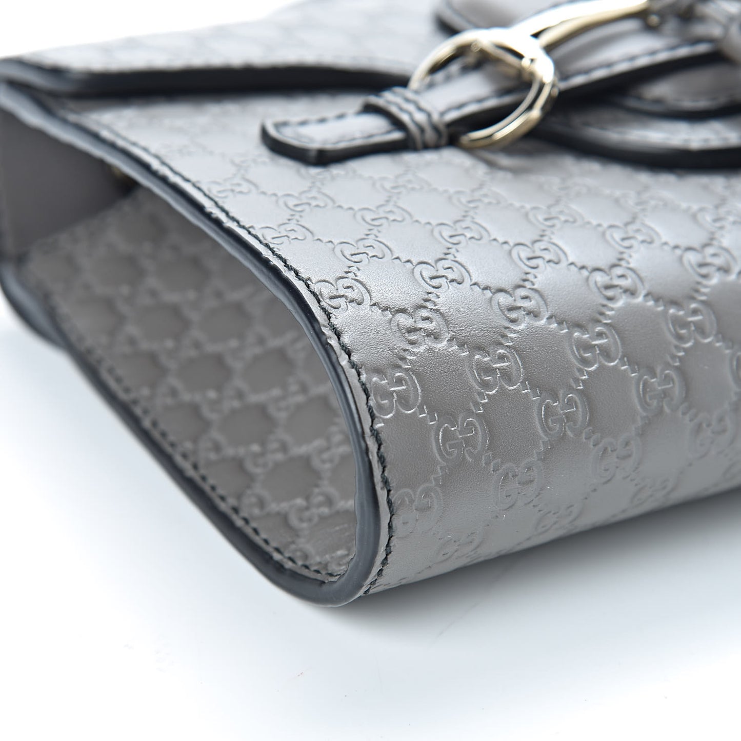 Soft Microguccissima Mini Emily Chain Shoulder Bag Loess