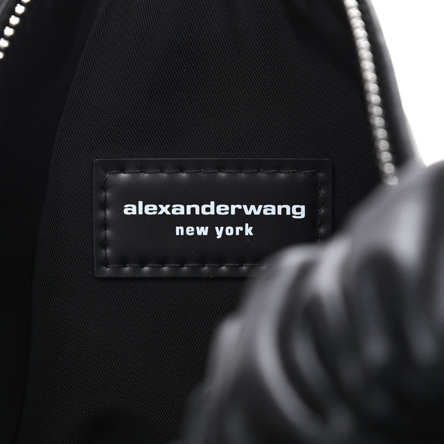 Alexander Wang Lambskin Mini Scrunchie Bag Black 6 of 8