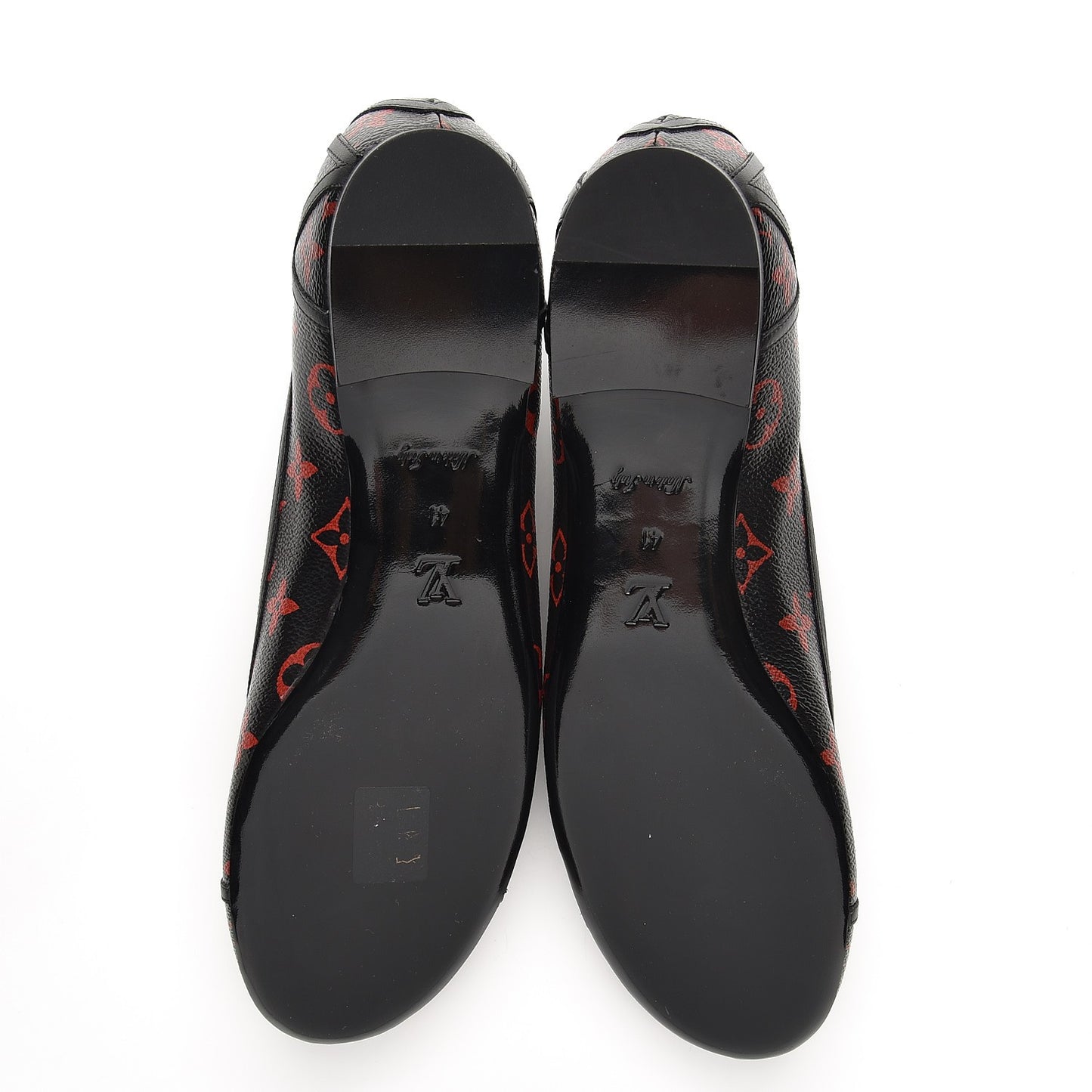 Monogram Infrarouge New Revival Ballerina Flats 41 Black