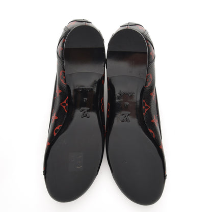 Louis Vuitton Monogram Infrarouge New Revival Ballerina Flats 41 Black 5 of 8