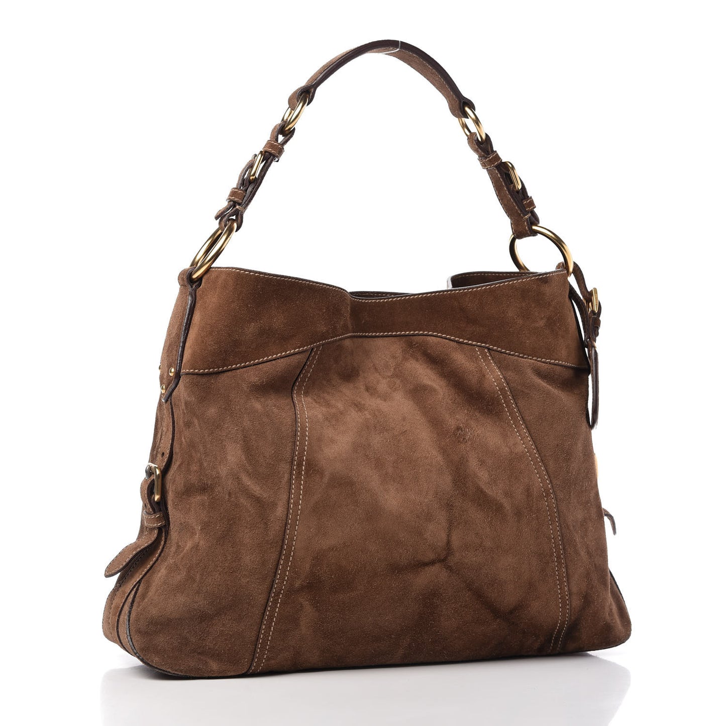 Scamosciato Suede Hobo Brown