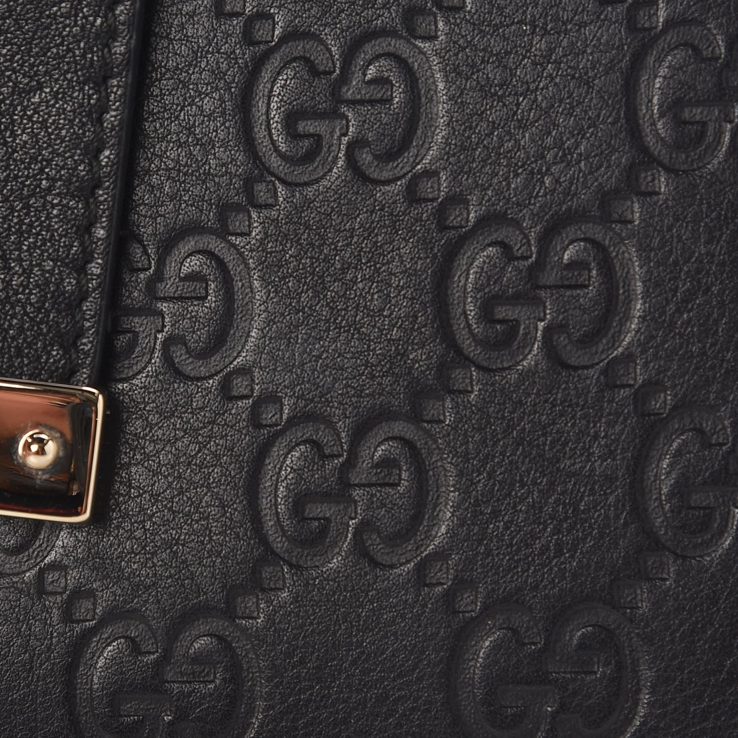 Guccissima Ladies Web Long Wallet Black