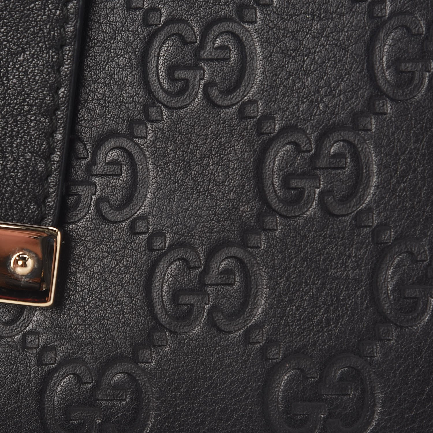 Gucci Guccissima Ladies Web Long Wallet Black 8 of 10