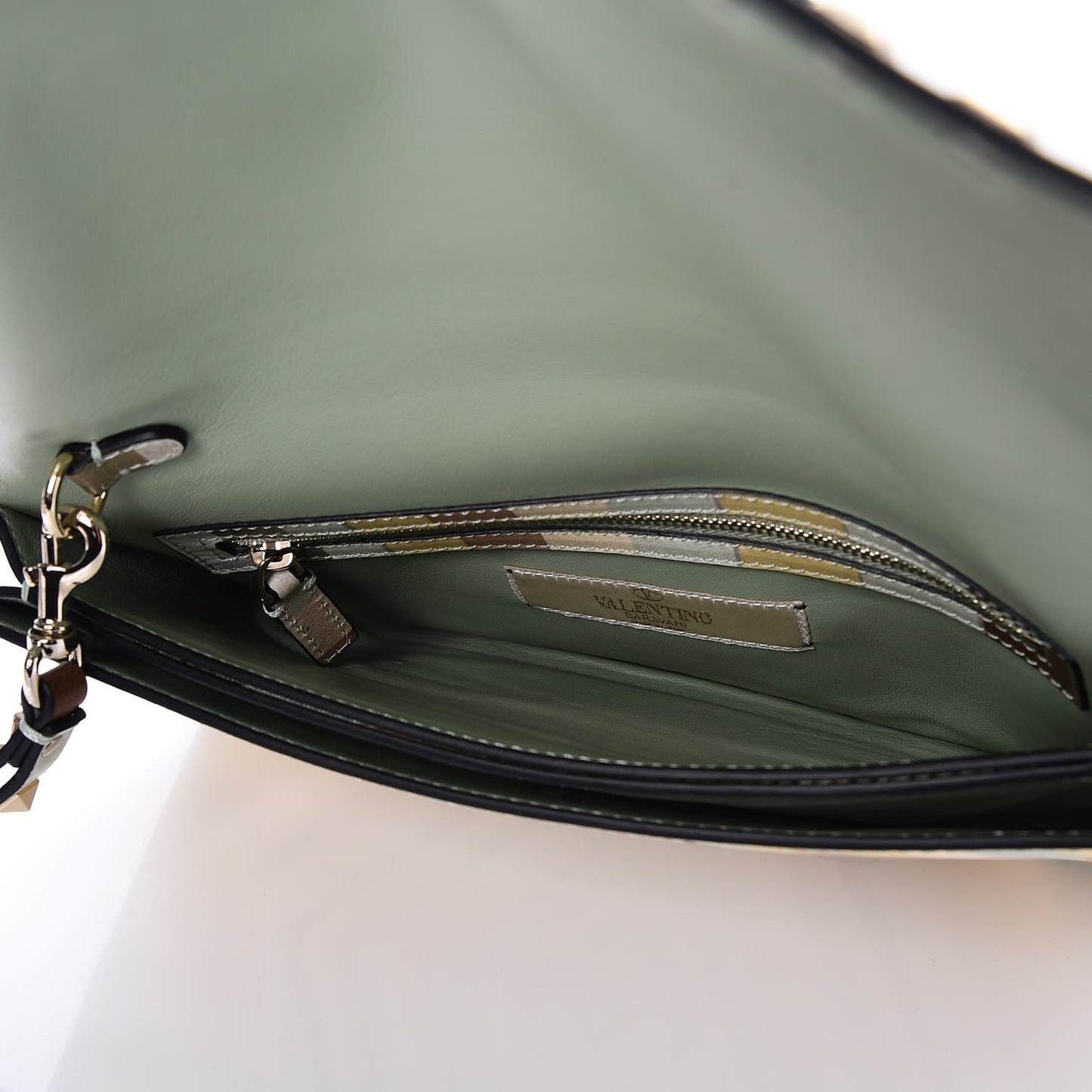 Nappa Native Couture 1975 Rockstud Wristlet Clutch Multicolor