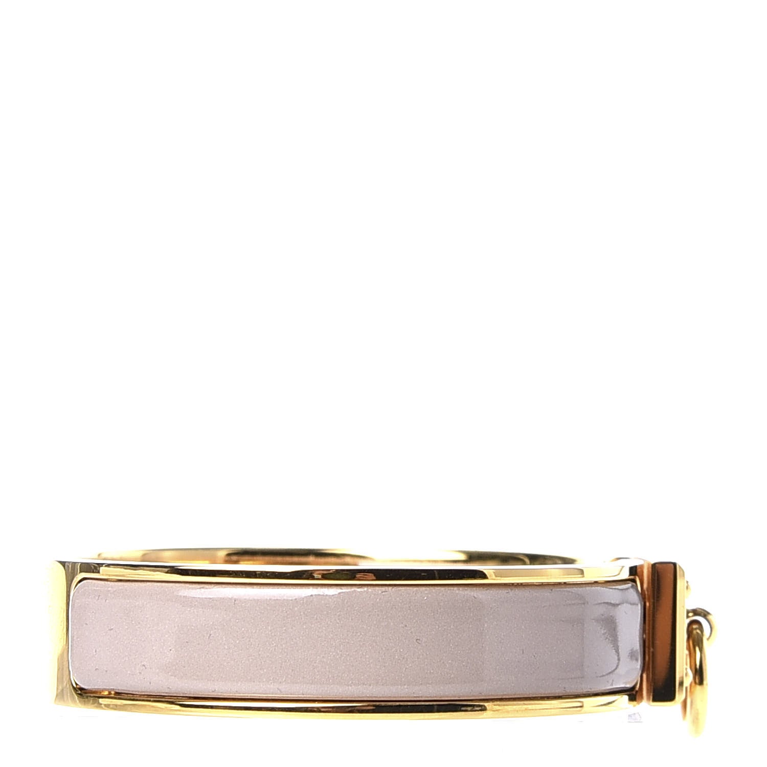 Hermes Enamel Clic Anneau Bracelet PM Marron Glace 3 of 8