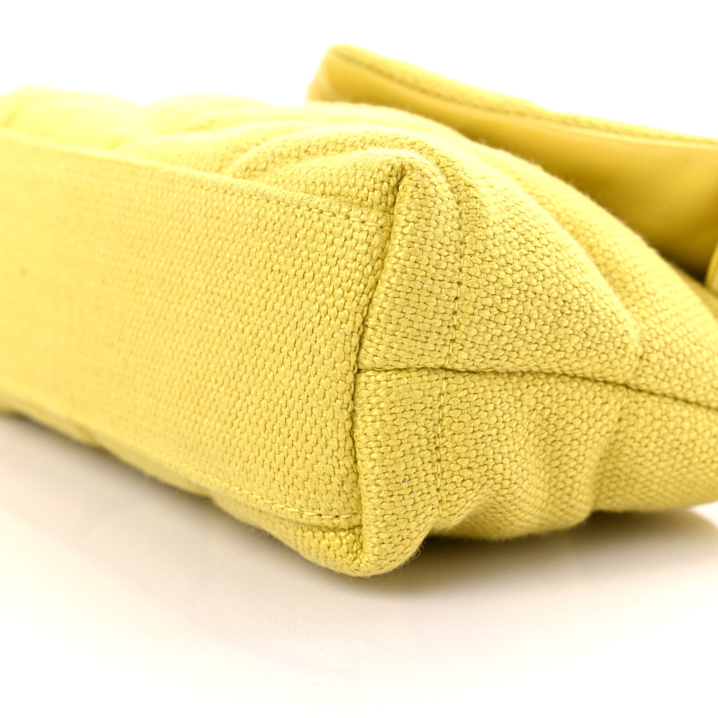 Canvas Quilted Toy Loulou Puffer Monogram Chain Satchel Jaune Citron