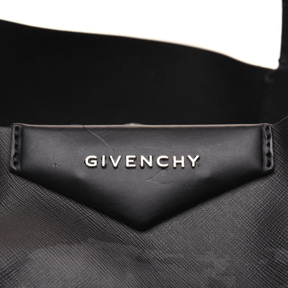 Givenchy Textured Coated Canvas Rottweiler Print Medium Antigona Tote Black 10 of 22