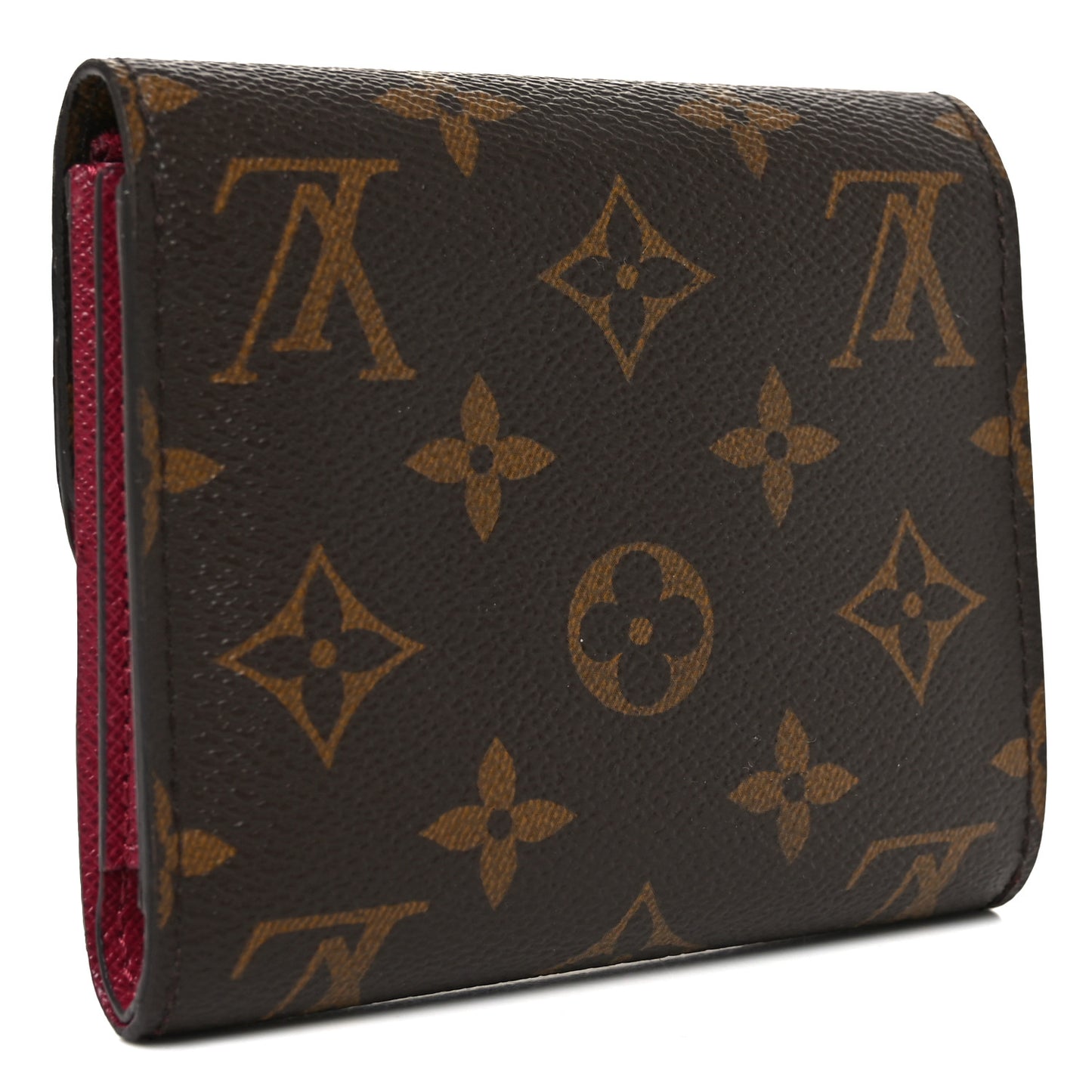 Monogram Ariane Compact Wallet Fuchsia