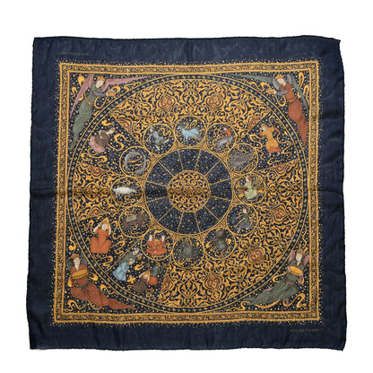 Louis Vuitton Silk Monogram Zodiac Square Scarf 1 of 4