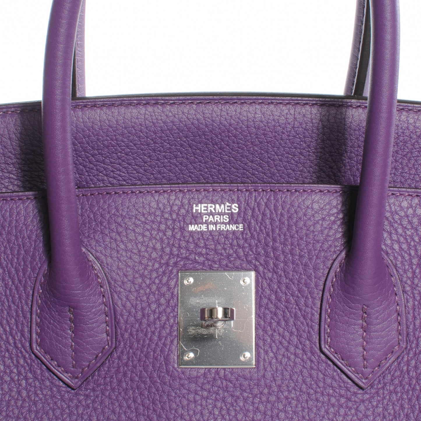 Taurillon Clemence Birkin 35 Ultraviolet
