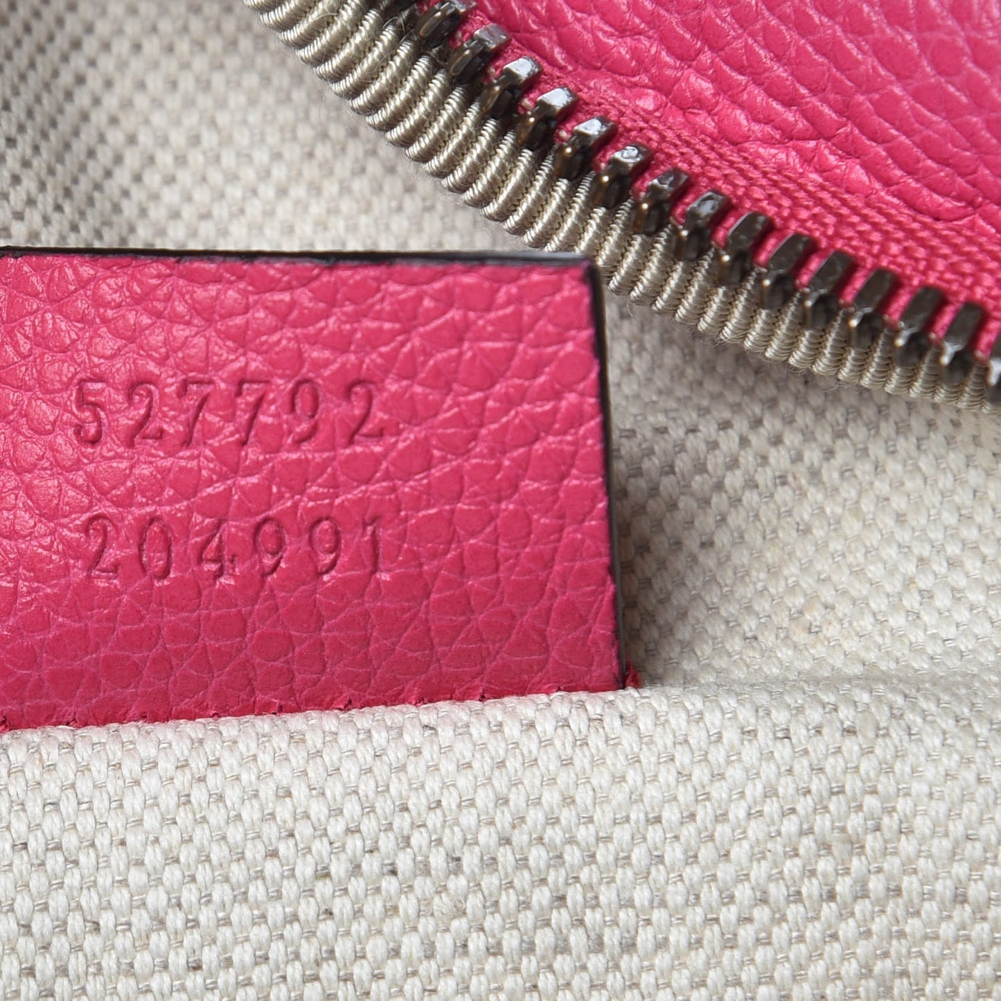 Grained Calfskin Small Logo Belt Bag Box Pink Green