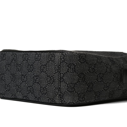 Gucci GG Monogram Flight Small Crossbody Bag Black 10 of 14