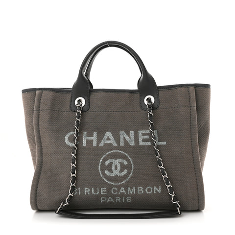 Mixed Fibers Small Deauville Tote Grey