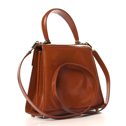 Salvatore Ferragamo Brushed Off Calfskin Small Iconic Top Handle Cuoio 3 of 15