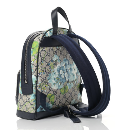 Gucci GG Supreme Monogram Blooms Small Day Backpack Blue 3 of 10
