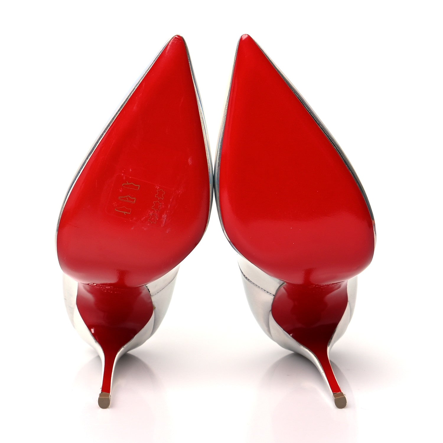 Christian Louboutin Specchio Laser So Kate 120 Pumps 36.5 Silver 5 of 10