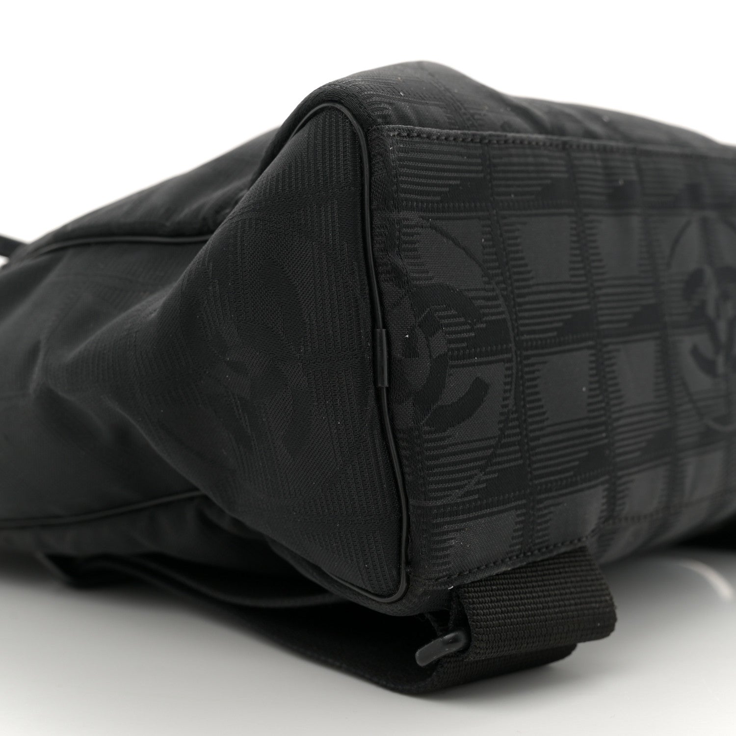 Chanel Nylon Travel Backpack Black 9 of 11