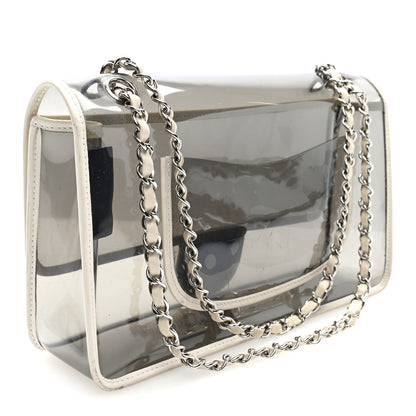 Chanel Lambskin Vinyl Large Naked Flap White 3 of 10