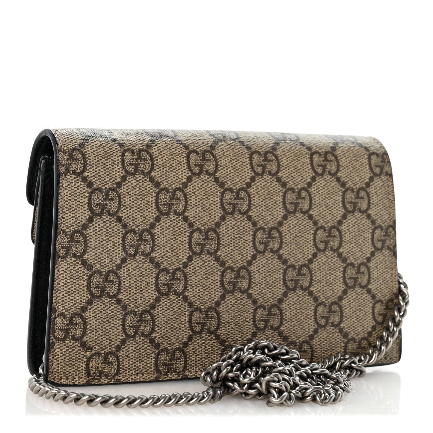 GG Supreme Monogram Super Mini Dionysus Shoulder Bag Black