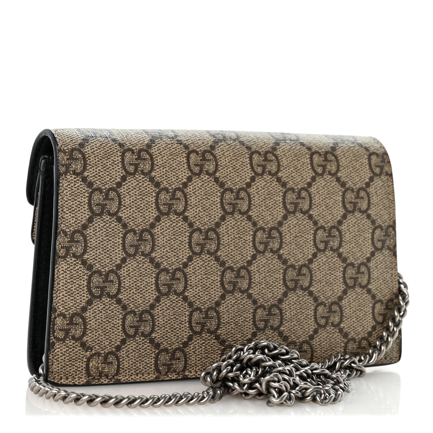 Gucci GG Supreme Monogram Super Mini Dionysus Shoulder Bag Black 2 of 12