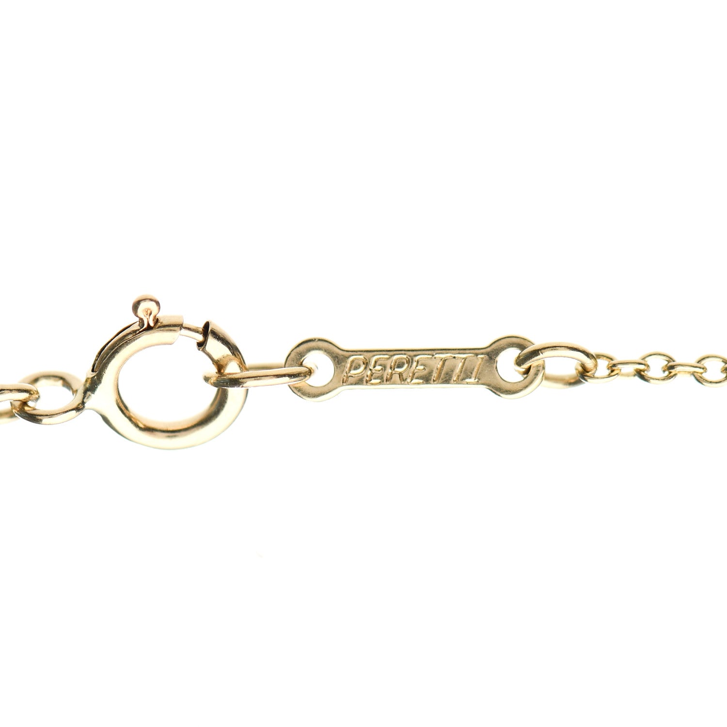 Tiffany 18K Yellow Gold 12mm Elsa Peretti Cross Pendant Necklace 5 of 5