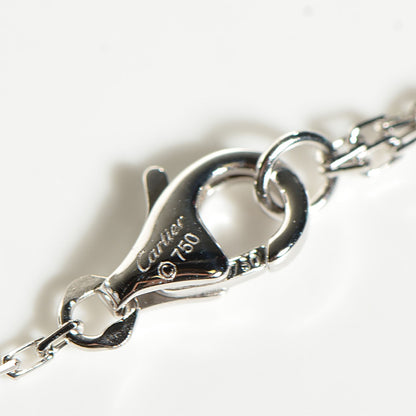 Cartier 18K White Gold Diamond SM D'Amour Pendant Necklace 9 of 10