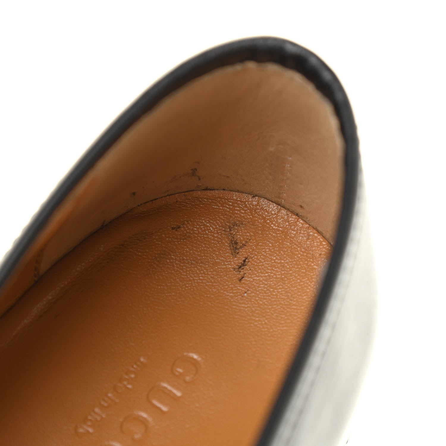 Gucci Calfskin Womens Jordaan Loafers 38 Black 17 of 24