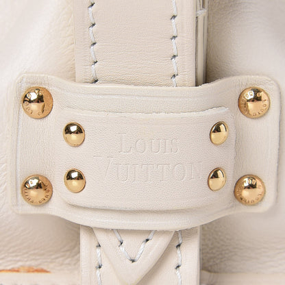 Louis Vuitton Calfskin Sac Louis White 11 of 14