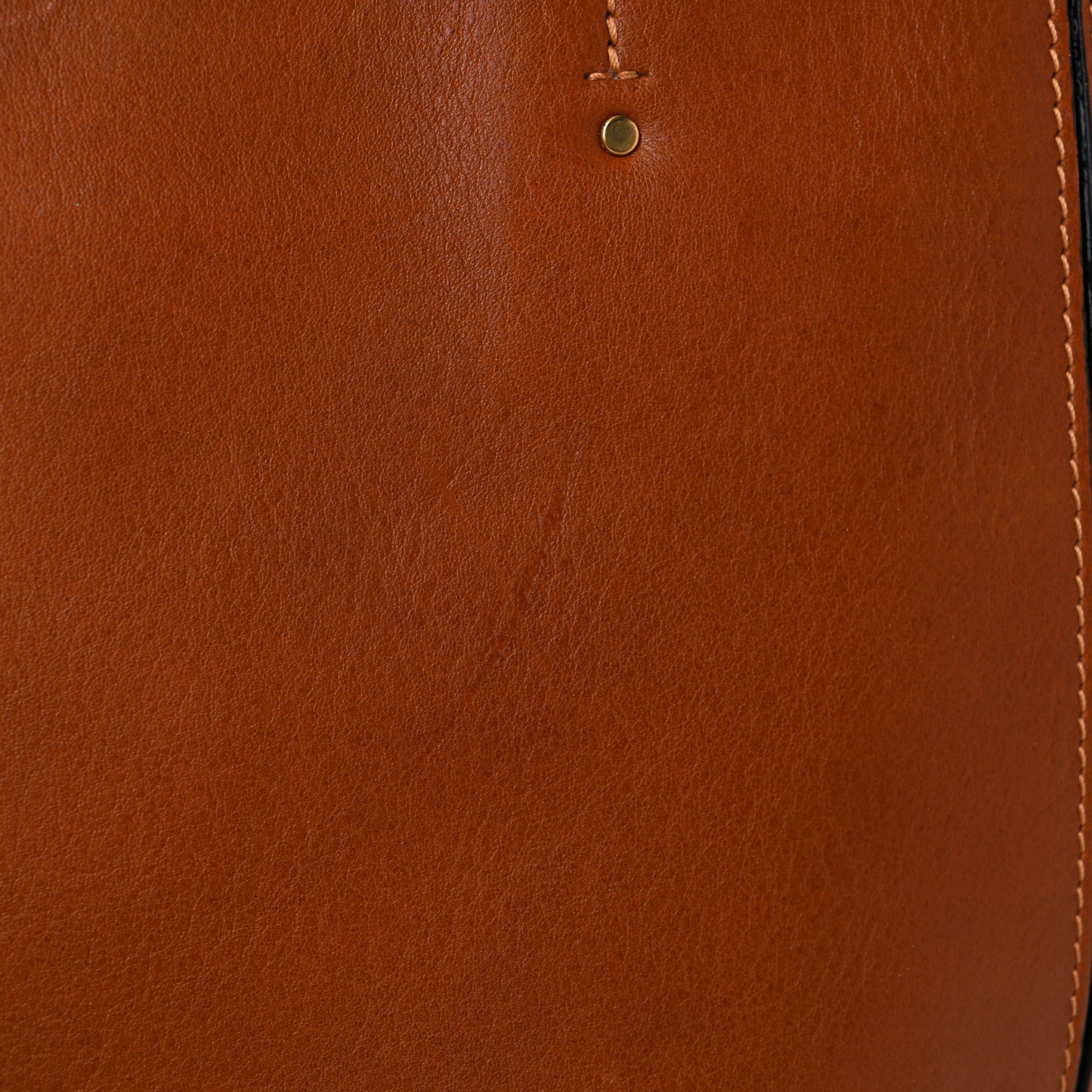 Smooth Calfskin Medium Milo Shopping Tote Caramel