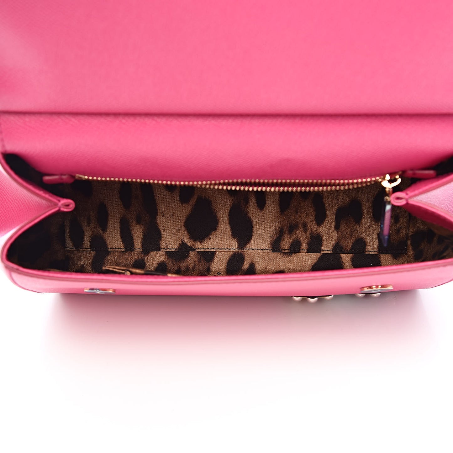 Dauphine Oops Patch Medium Miss Sicily Satchel Rosa Geranio