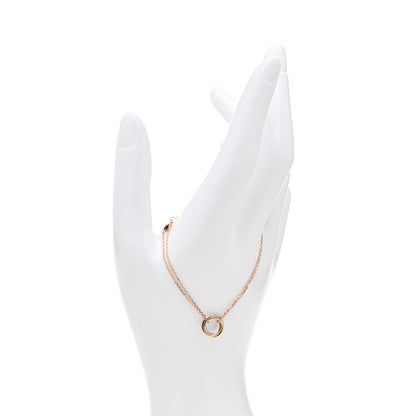 Cartier 18K Pink Yellow White Gold Trinity Bracelet 2 of 6