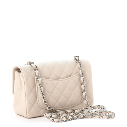 Chanel Caviar Quilted Mini Rectangular Flap Light Beige 3 of 8