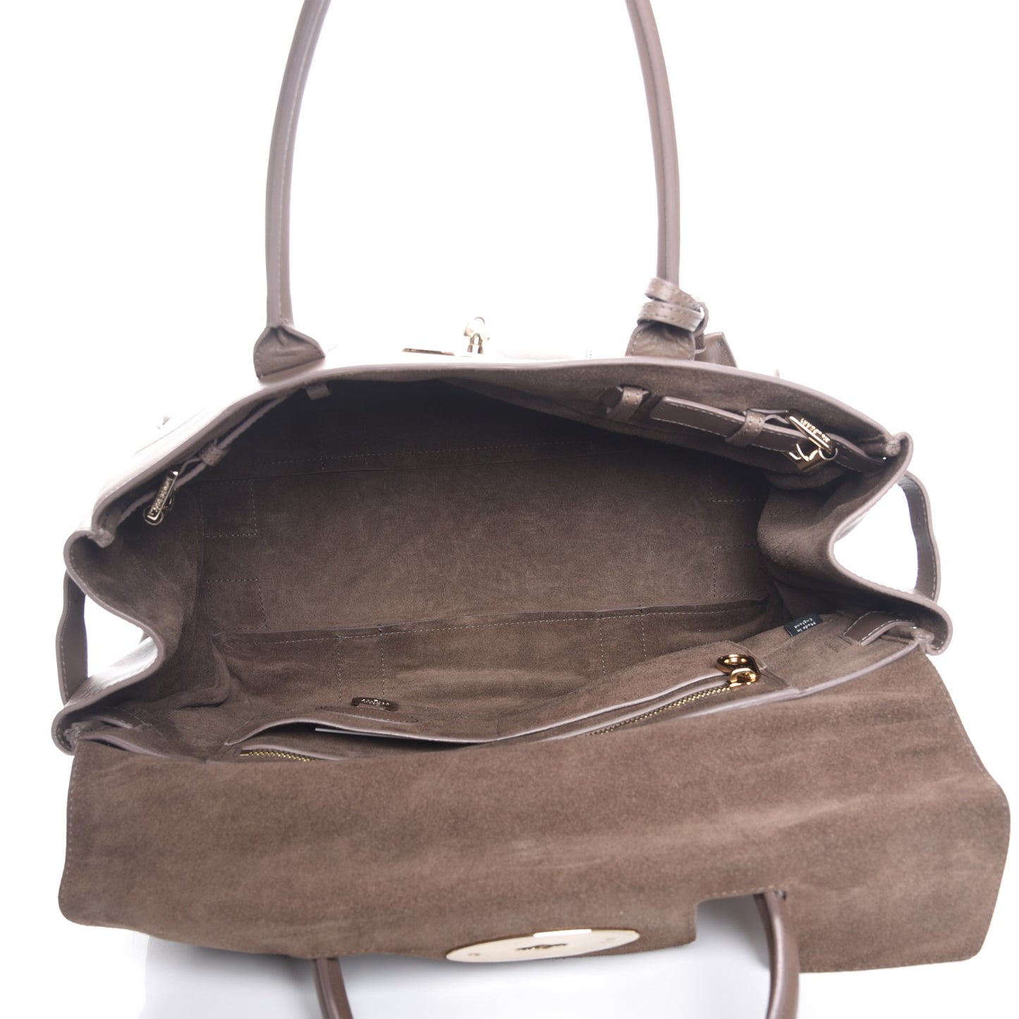 Soft Tan Calfskin Bayswater Tote Taupe