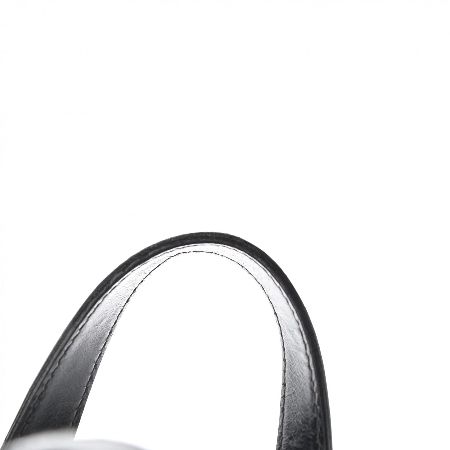 Tessuto Nylon Calfskin Shoulder Bag Black